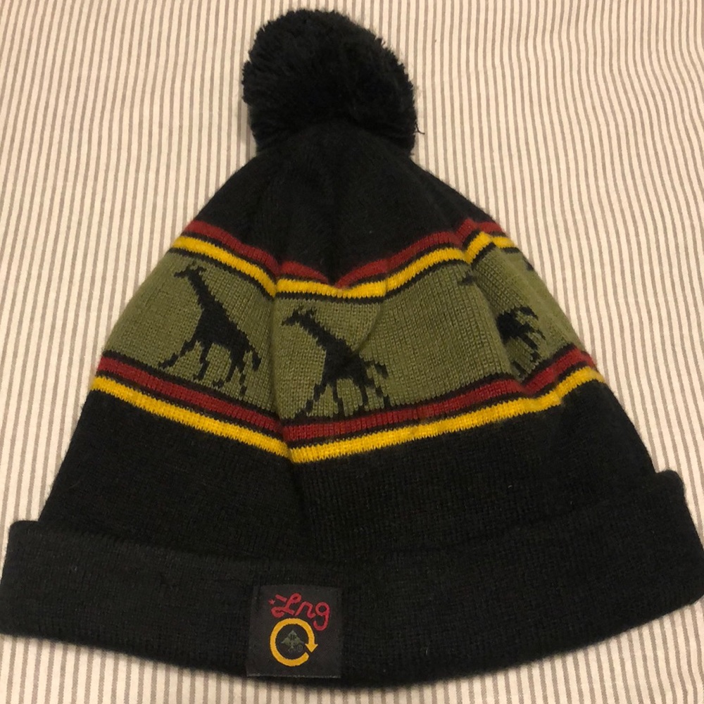 LRG Rasta giraffe beanie